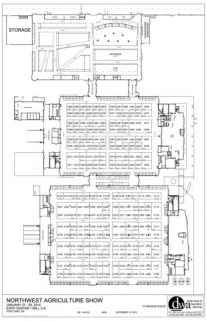 Floor Plan – NW Ag Show